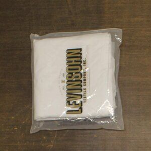 NEW Levinsohn LOT OF 6 Cotton Zip Shams White Queen